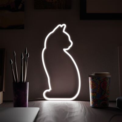 Lampe pour chat - debout