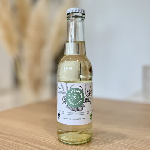 Ginger Beer Bio sans alcool - Gingembre frais - 0% vol - 20 cl - Les Apéros Bio