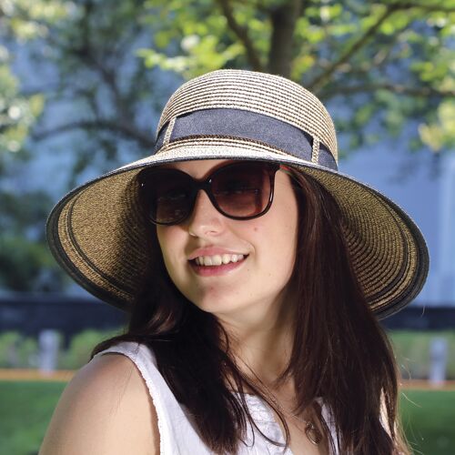 Arlés Tweed - Sombrero con protección solar UV, UPF50 Talla Única