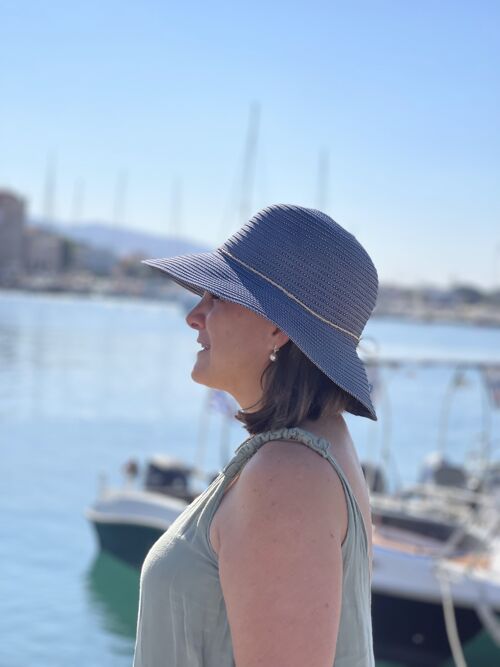Trapani marino  - Sombrero con protección solar UV, UPF50 Talla Única