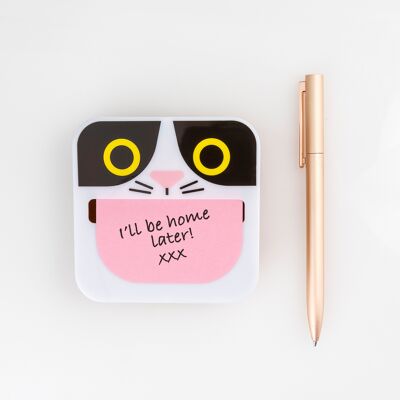 Crazy Cat Sticky Note Dispenser