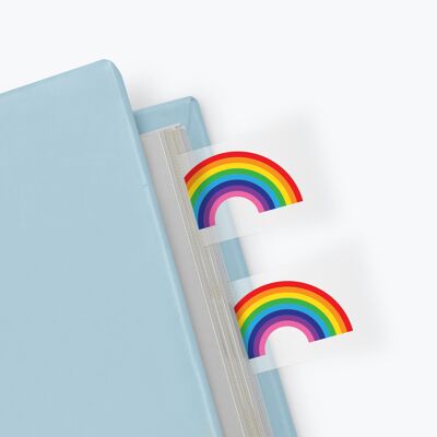 Regenbogen-Seitenmarkierungen