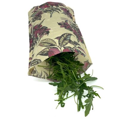 beeskin beeswax cloth bag s victorian flower