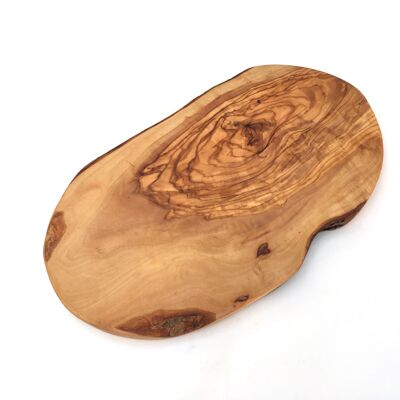 Planche à découper coupe naturelle 25 cm en bois d'olivier