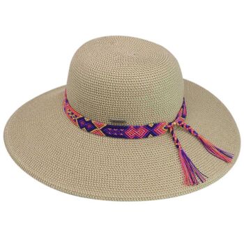 Chapeau de protection solaire UPF50+ Prune - Sorrento - BASE Prune Taille unique 4