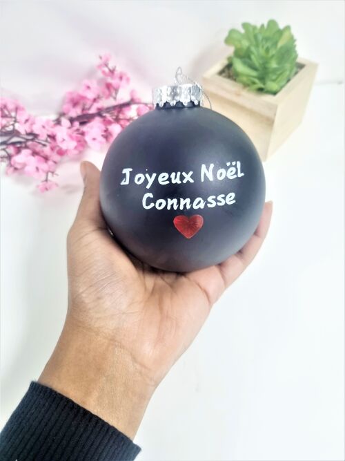 Boule de Noël Joyeux Noël Connasse