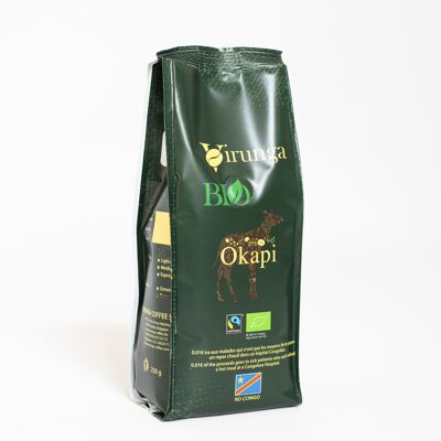 Café orgánico y de comercio justo OKAPI 250g Molido Regular