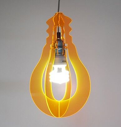 Bulboon Hängeleuchte - „orange"