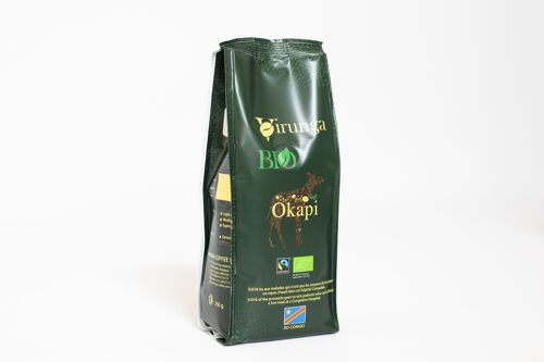 Café OKAPI Bio & équitable 250g Grains Regular
