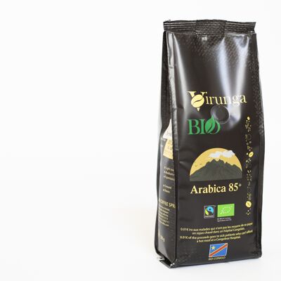 Café ARABICA 85+ Bio & équitable 250g Grains Premium