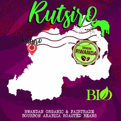 Café RUTSIRO Bio & équitable 4Kg Grains Premium_VRAC