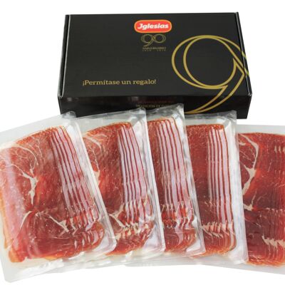 Iberian Cebo Ham 50% Iberian Breed Sliced, 5 units of 100 grams - 500 grams