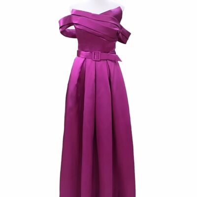 Purple Long Evening Dress