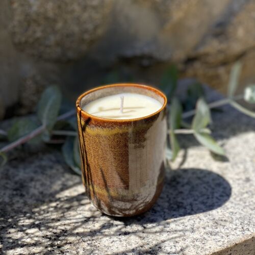 Bougie parfumée poire praline mug