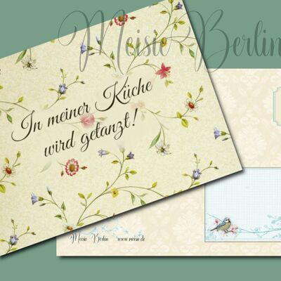 Postkarte "Küchentanz" A5
