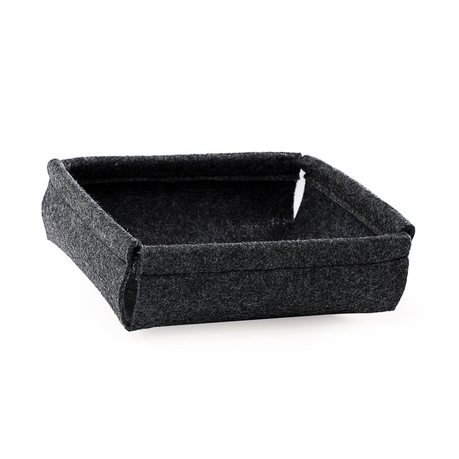 DARK GRAY BREAD BASKET
