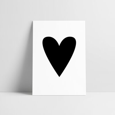 Carte postale: coeur