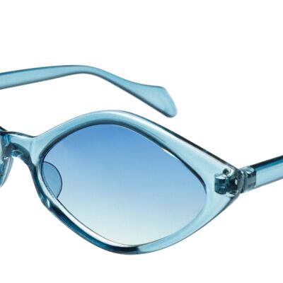 Sonnenbrille - PUK - Transparenter blauer Rahmen mit blauen Gläsern