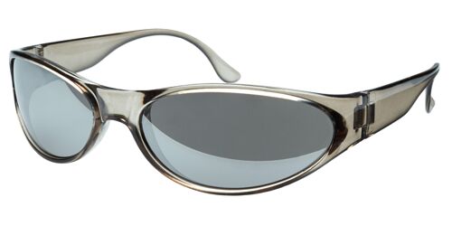 Sunglasses - RECALL- Grey frame with Grey Mirror lens