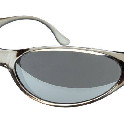 Sunglasses - RECALL- Grey frame with Grey Mirror lens