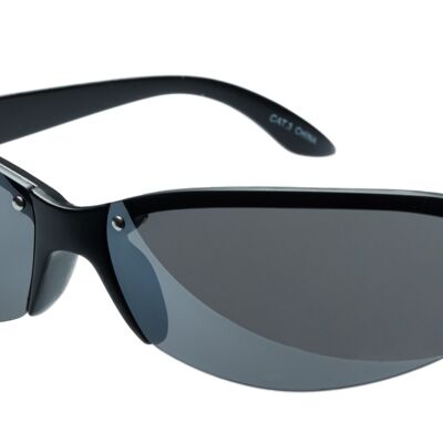 Sunglasses - SPLITZ - Zwart montuur met grijze lens