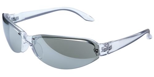 Sunglasses - SPLITZ - Helder montuur met blauwe lens