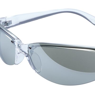 Sonnenbrille - SPLITZ - Helder montuur met blauwe lens