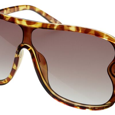 Sonnenbrille - WOH - Tortoise-Rahmen mit hellgrauen Gläsern