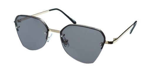 Sunglasses - B-FLY - Gold frame with Grey lens