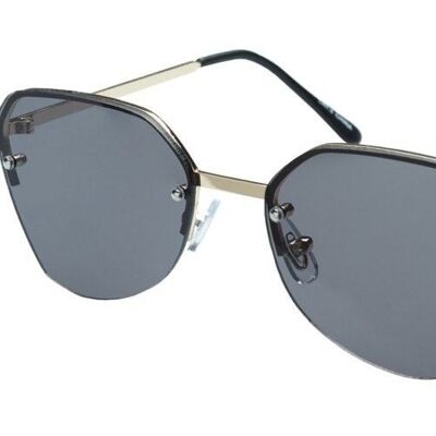 Sunglasses - B-FLY - Gold frame with Grey lens
