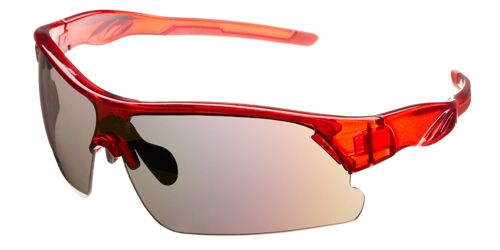 Sunglasses - BLADE - Red frame with Red Mirrored lens