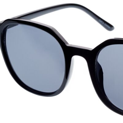 Sonnenbrille - SONJA - Schwarzer Rahmen mit grauen Gläsern