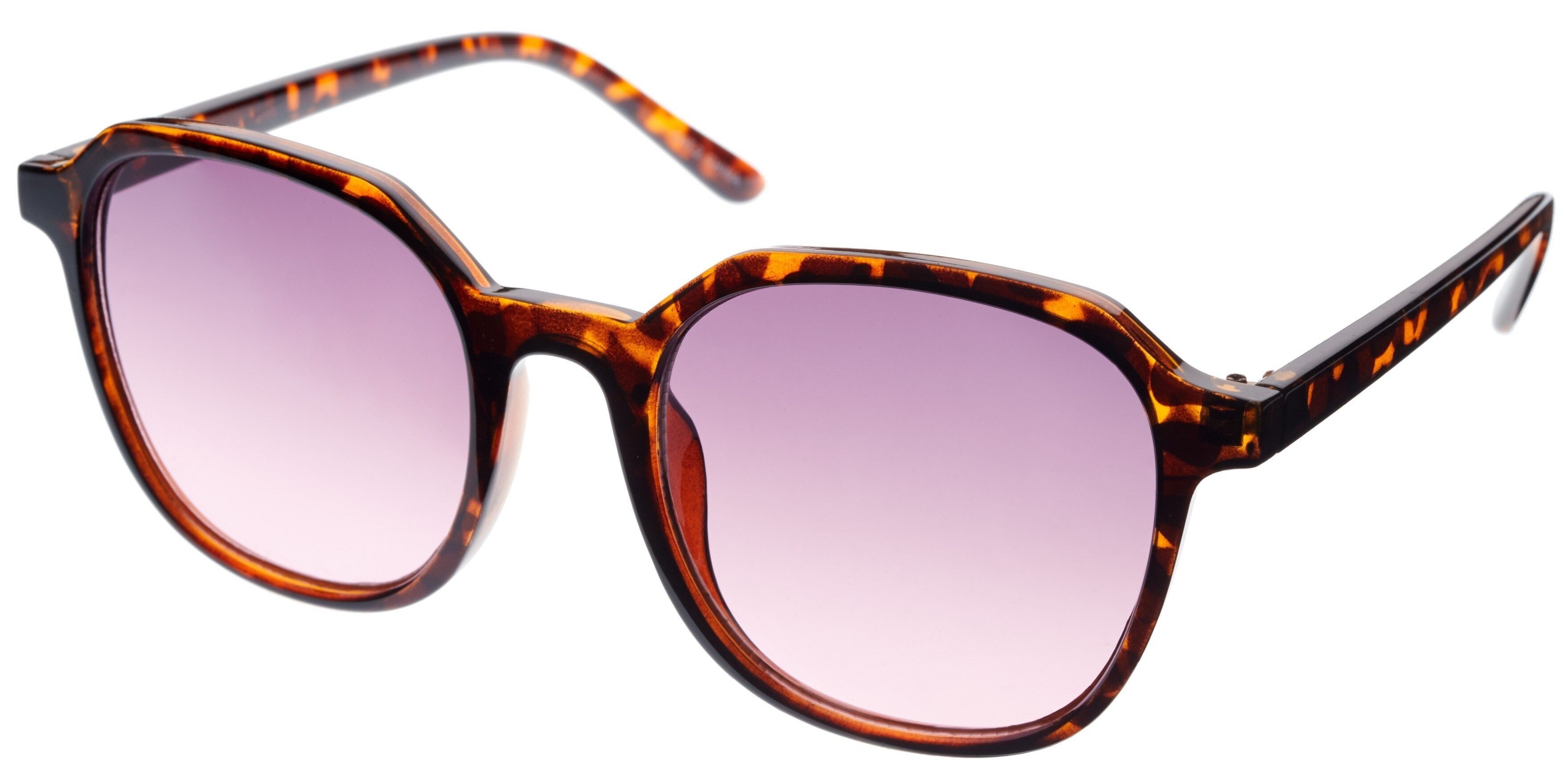 Lunettes de soleil - SONJA - Monture Tortoise avec verres Light Grey