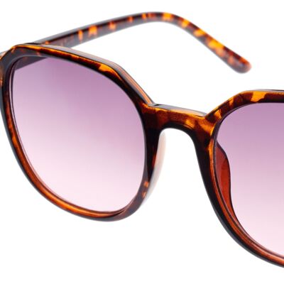 Sunglasses - SONJA - Tortoise frame with Light Grey lens