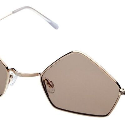 Sunglasses - MISSPUTIN - Gold frame with Brown lens