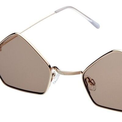 Sunglasses - MISSPUTIN - Gold frame with Brown lens
