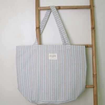 Large Blue Multiline Bag