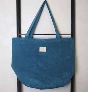 Grand sac bleu marine 1