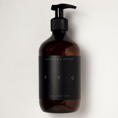 Black Fig & Vertiver Hand & Body Wash