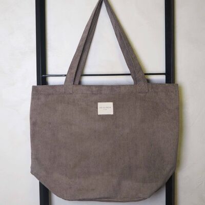 Grand sac taupe