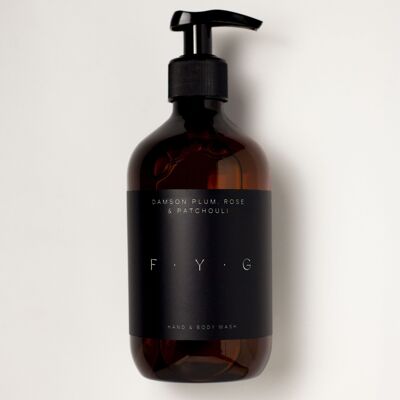 Damson Plum, Rose & Patchouli Hand & Body Wash