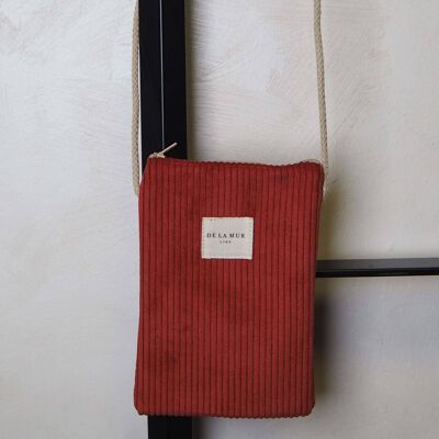 Red Mobile Holder Bag