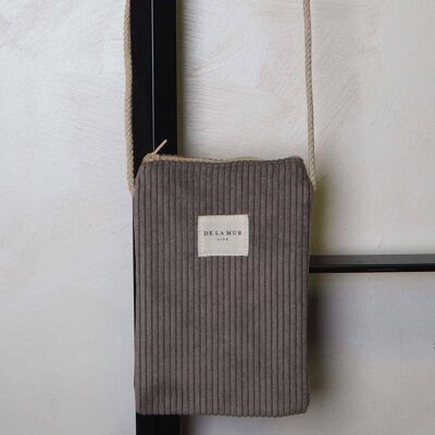 Taupe Mobile Bag