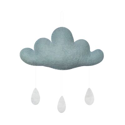 Nube con gotas, Gris