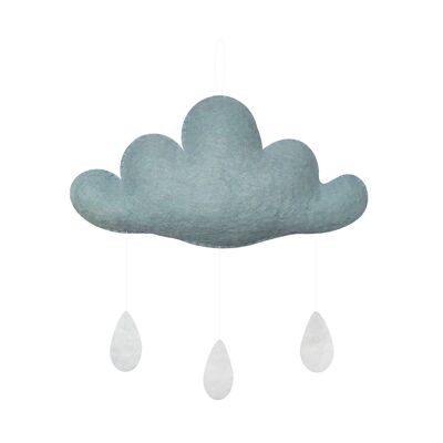 Cloud w drops, Grey