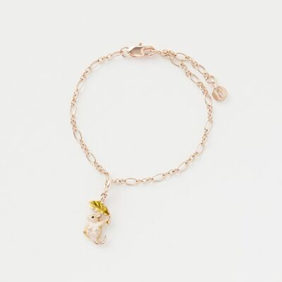 Fable Enamel Dormouse Collector Chain Bracelet