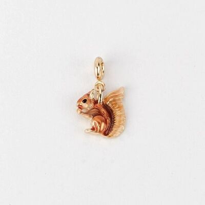 Enamel Squirrel Charm