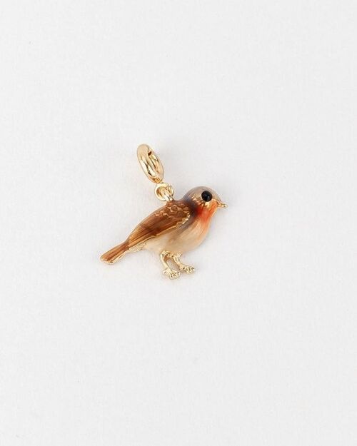 Enamel Robin Charm