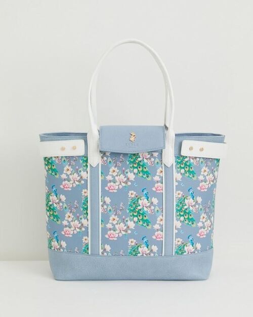 Peacock Print Tote Bag