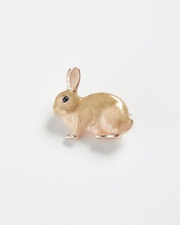 Broche Lapin en Émail 1